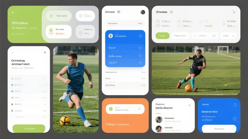平台功能与体育内容示意图